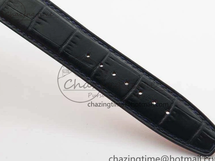 MIROTIME 0201 MoistureWicking Da Vinci IW356601 SS MKF 1:1 Best Edition Blue Dial On Black Leather Strap A 7233